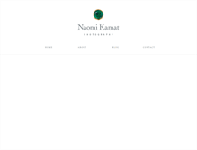 Tablet Screenshot of naomikamat.com